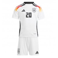 Camisa de time de futebol Alemanha Benjamin Henrichs #20 Replicas 1º Equipamento Infantil Europeu 2024 Manga Curta (+ Calças curtas)